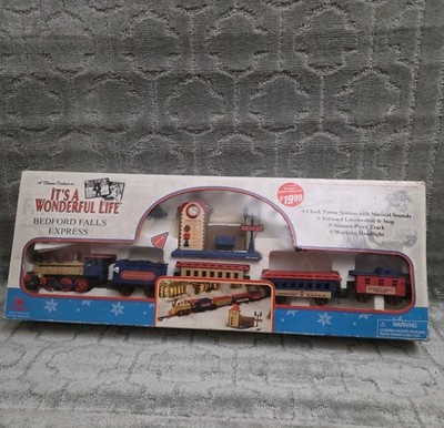 It s A Wonderful Life Train Set (Bedford Falls Express)  New Open Box 30 Day Wty