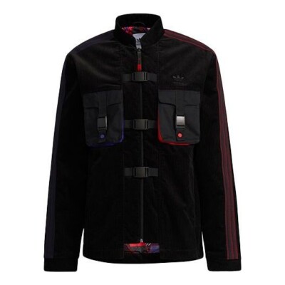 New Adidas Originals Men's Chinese New Year CNY Coach Jacket Black