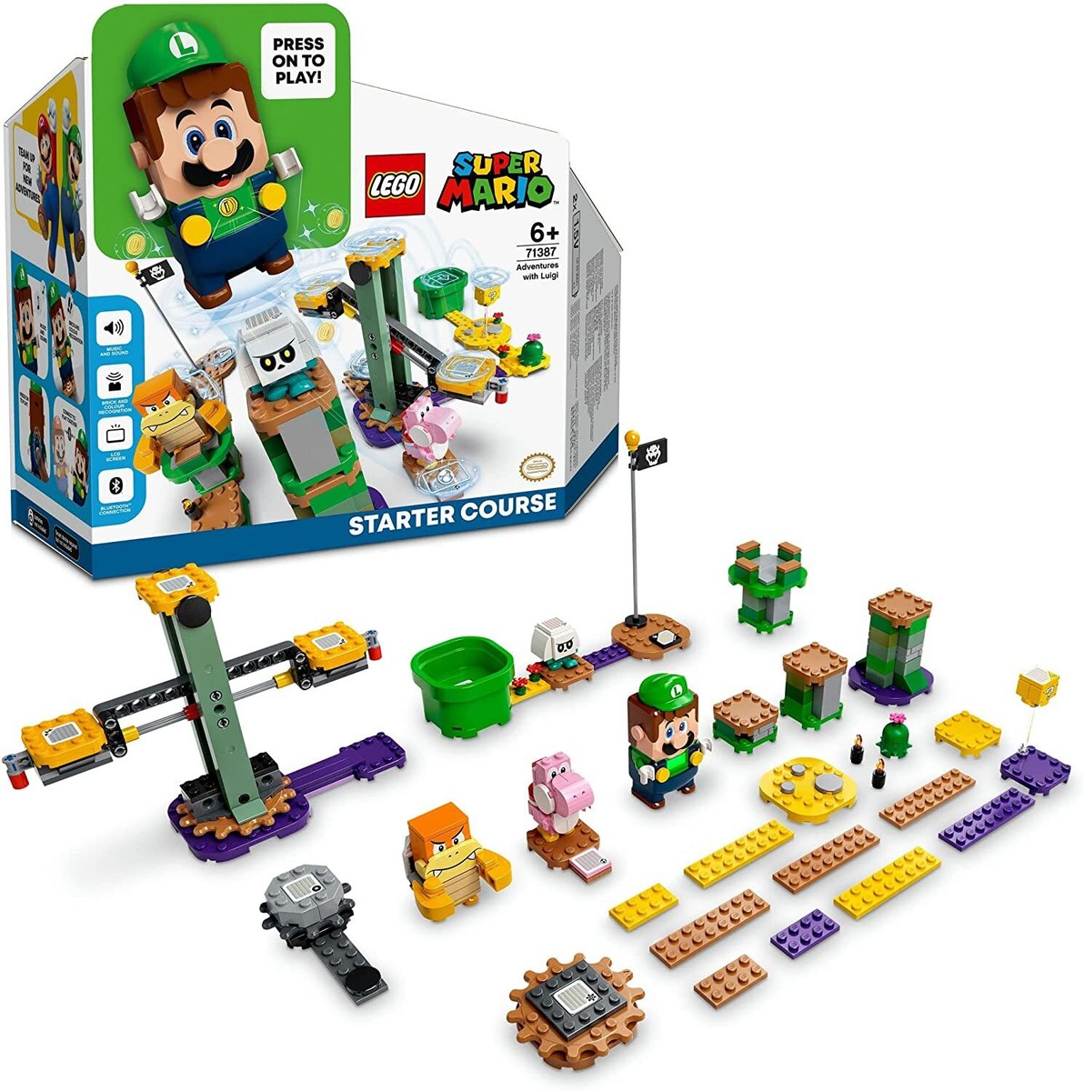 LEGO SUPER MARIO Adventures with Luigi STARTER CORSE Block