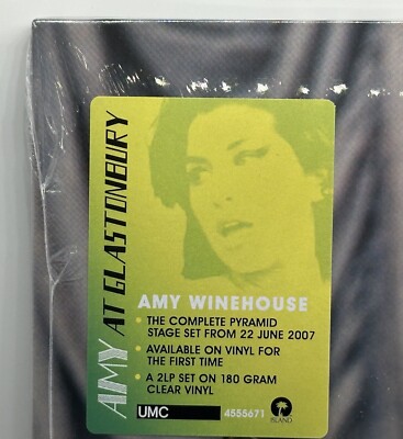 Amy Winehouse' Live At Glastonbury 2007 Limited Edition 2XLP Clear