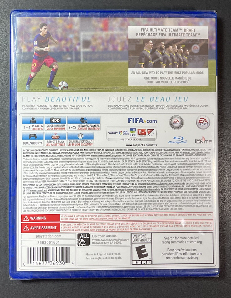 FIFA 16 (PS4) NEW | eBay