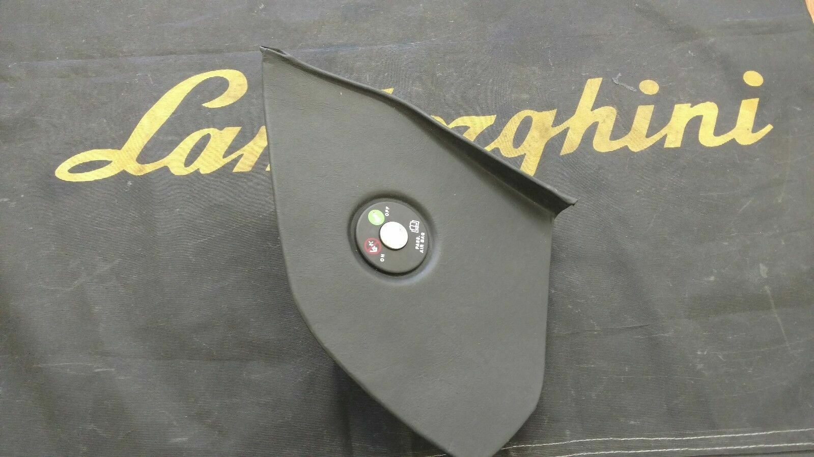 LAMBORGHINI MURCIELAGO PASSENGER RIGHT SIDE DASHBOARD COVER CAP AIRBAG SWITCH OE