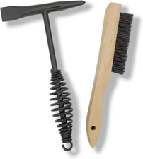 Welding Chipping Hammer with Coil Spring Handle,10.5",Cone and Vertical Chisel,1