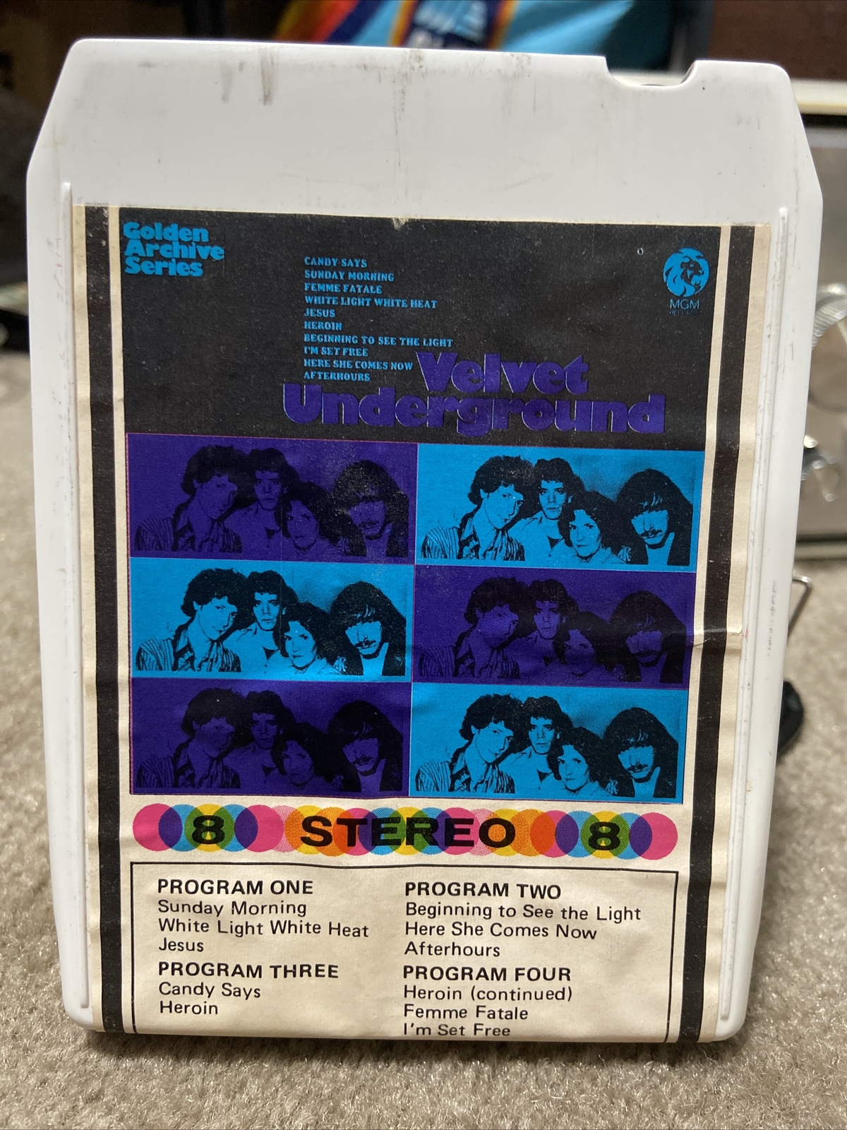 Rare- Velvet Underground- Golden Archives Series- 8 Track Tape Serviced!