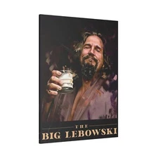 The Big Lebowski White Russian Custom Canvas Wall Print 