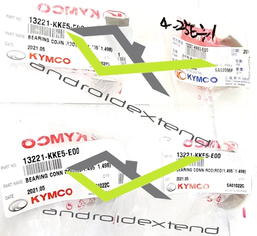 ARCTIC CAT WILDCAT 700cc TRAIL XT/LTD CONN ROD BEARINGS 13221-KKE5-E00 4PCS! RED