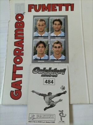 Panini Footballers Figures No.484 Perico-Peluso Albinoleffe New - Year 2008-09