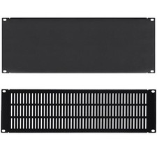 4U Space Rack Panel Metal Rack Mount Filler Accessory for 19" Enclosure Server