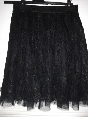 JUPE MAJE EN TULLE TAILLE 36 COULEUR NOIRE - Photo 1/4