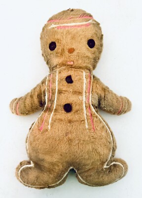 ぬいぐるみ Gingerbread Boy l Vintage 60s 1960's Knickerbocker Dolls Of Distinction Plush Christmas
