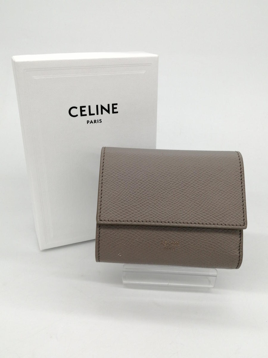 CELINE セリーヌ Small Tri-Fold Wallet CELINE Triomphe Small trifold Compact wallet Trifold wallet