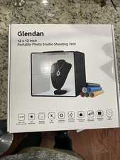Glendan 12 x 12 inch Photo Studio Shooting Tent, New, Unopened box