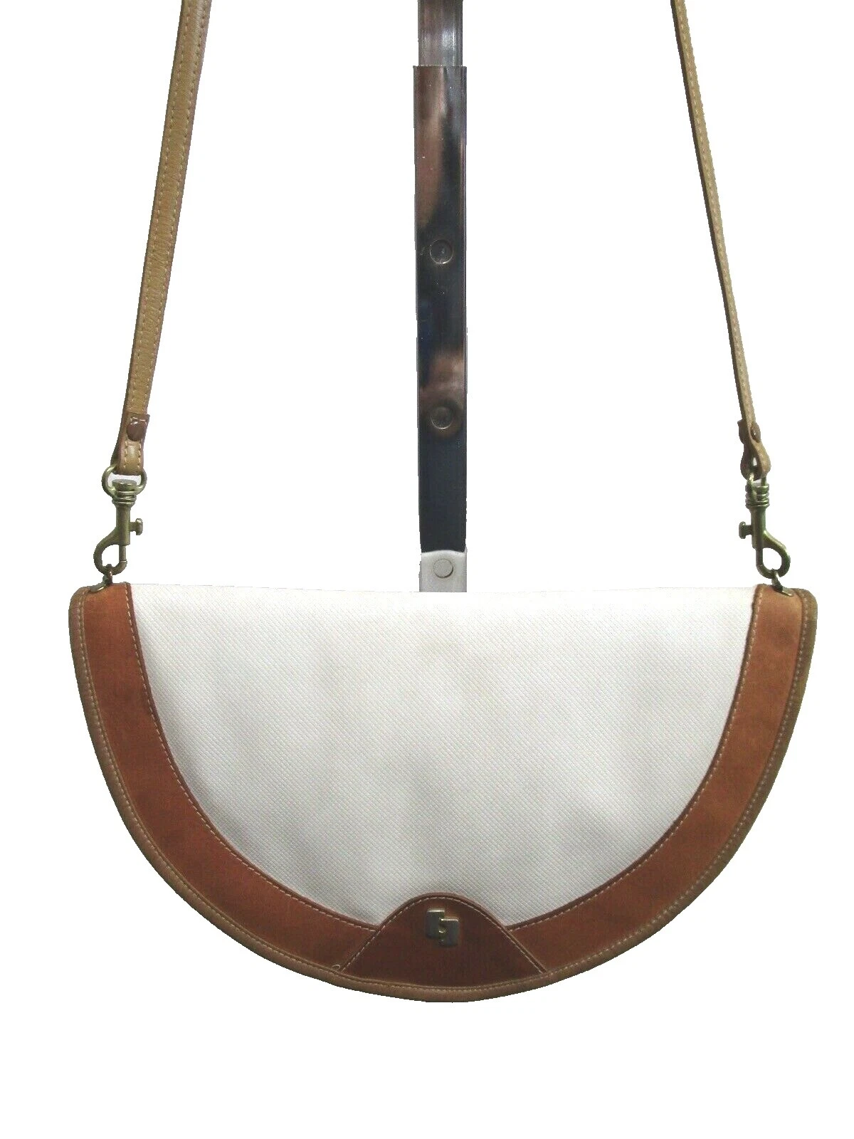 White Leather 1990s Vintage Bags, Handbags & Cases