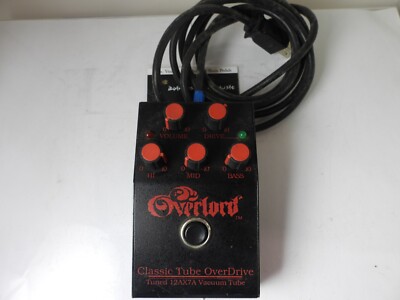 Vintage Dean Markley The Overlord Tube 12AX7 Overdrive Effects Pedal