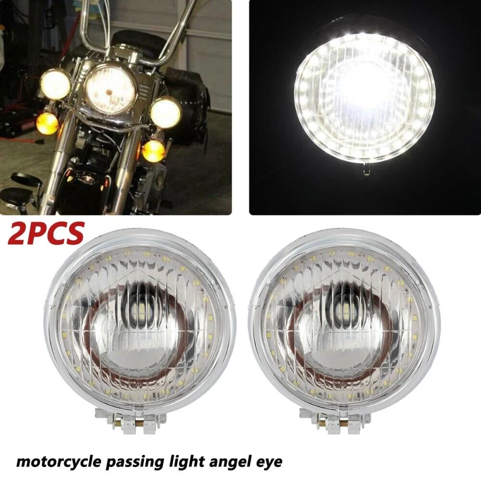 2x Faro antiniebla LED para Suzuki Intruder Volusia VS 700 1400 1500 Boulevard Foto 3 de 4