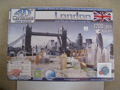 4D Cityscape Time Jigsaw Puzzle LONDON Unopened NIB NEW SEALED