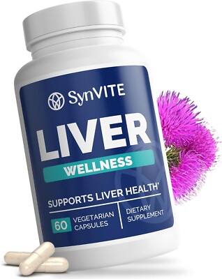 Liver Cleanse Support Supplement Milk Thistle, Artichoke, Beet Root Dandelion