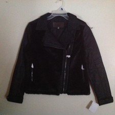 Women's Ymi Short Coat Sz M Faux Fur New W Tags $70.00 Get It For $25 Black