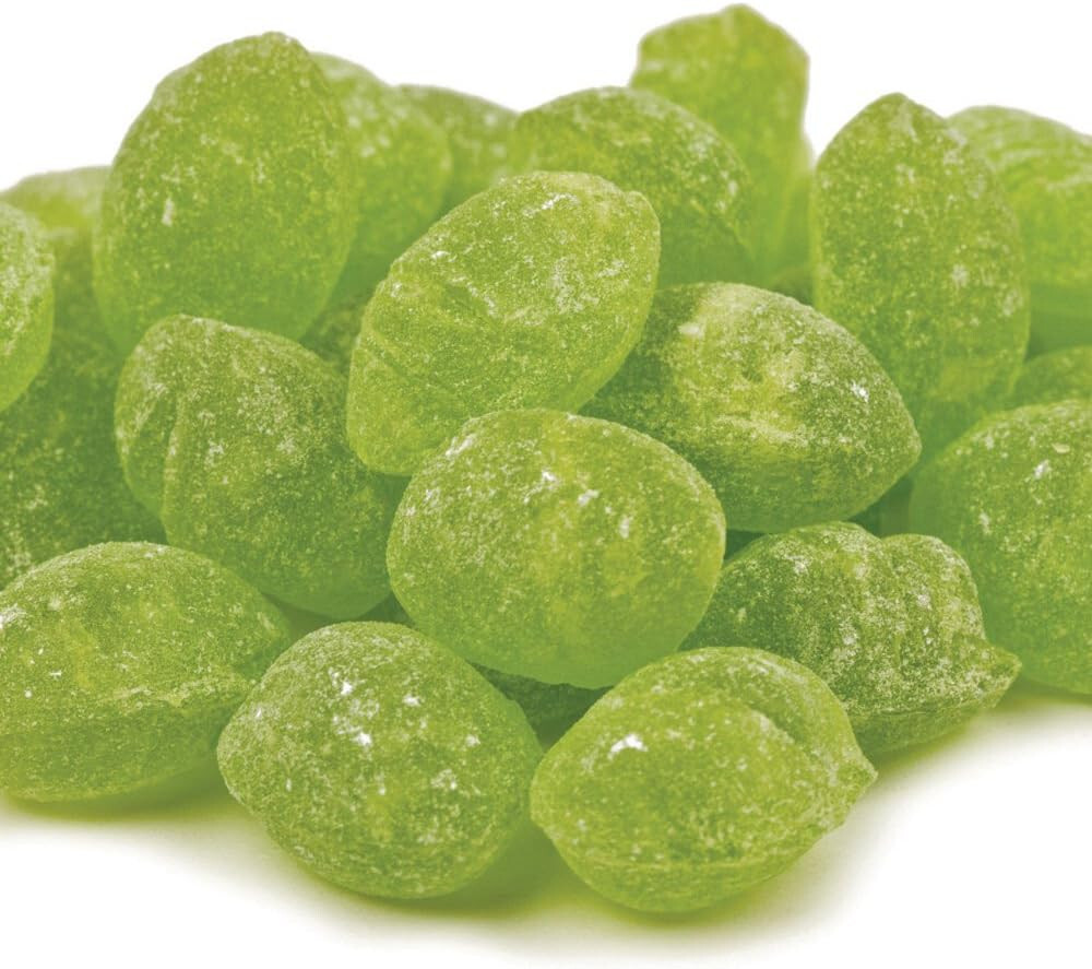 Claey's Green Apple Drops Bulk Hard Fat Free Candies 3 Pound Candy FREE SHIP 48