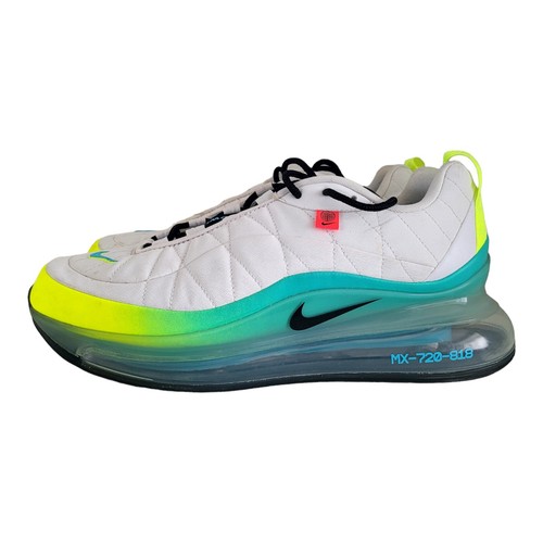 Nike Unisex MX 720 Air Max Worldwide White Lime Green Size 10 UK Training Shoe - Picture 7 of 19