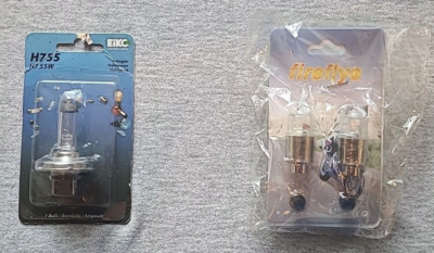 Eiko H755 H7 55W Series Halogen Bulb, 4 Firefly bulbs