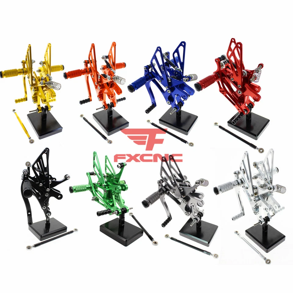 For YZF R1 2004 2005 2006 CNC Rearset Footrest Footpegs Foot Pegs Rear Set Pedal - Изображение 3 из 4