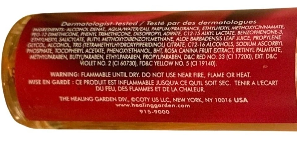 Bruma corporal romántica COTY The Healing Garden Passion Rose 2 fl oz terapia sensual Foto 2 de 2