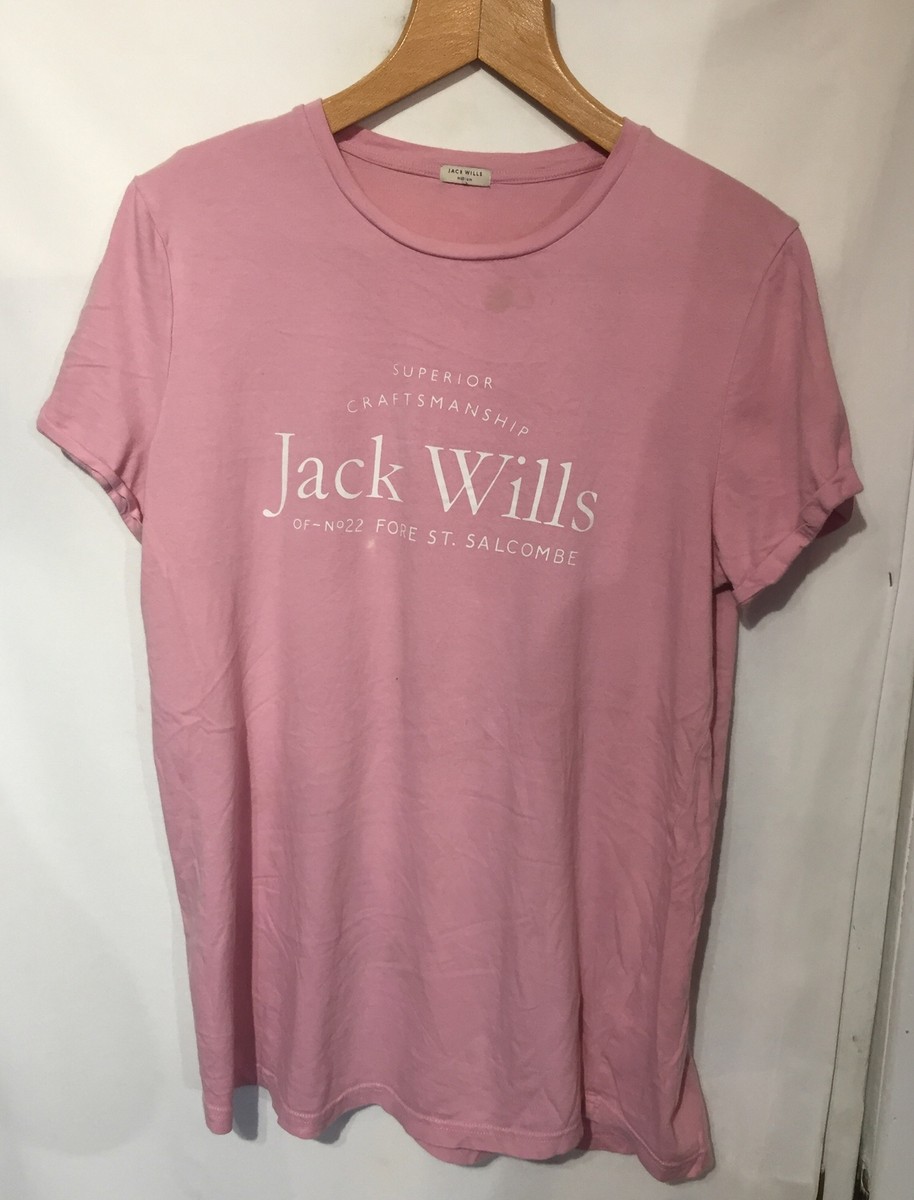 Buy jack wills pink t shirt Sale