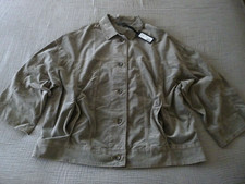 Nwt Oska "haru" Pocket Detail Washed/textured Jacket - Size 4 16/18uk Rrp£289.00