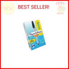 Ballpoint Pens   Medium Point Black Ink, Box of 12, Smooth Writing