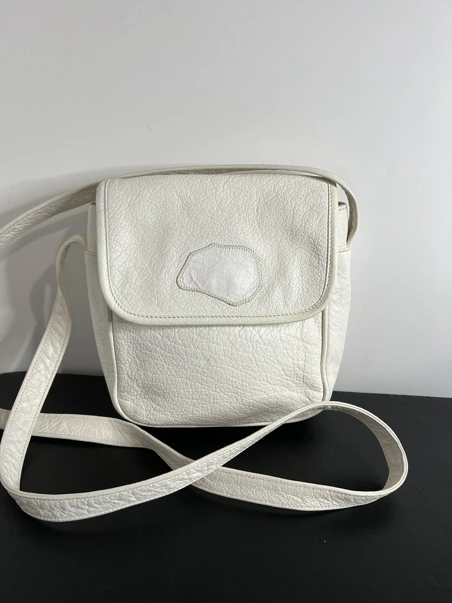 Vintage Carlos Falchi Crossbody Bag Off White 7 X 6