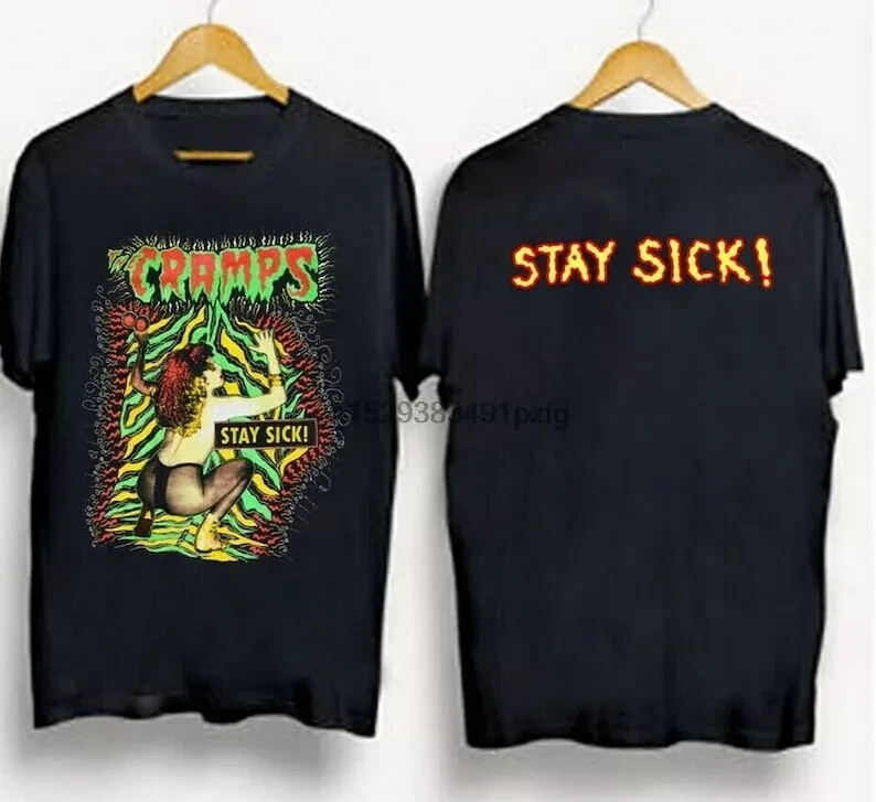 Vintage The Cramps 1990 Stay Sick T Shirt, The Cramps shirt