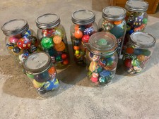 Vintage Rubber Bouncy Super Ball Lot of 50 Various Size  Color Great Condition