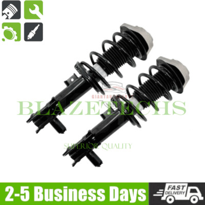 Pair Front Shock Struts Assembly ADS Fit Mercedes W218 W212 CLS63 E63 AMG 4Matic