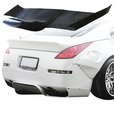 VSaero FRP Rear Diffuser 3-Piece For Nissan 350Z (Z33, 2003-2008) – Unpainted, Requires Drilling, Vsaero_108364