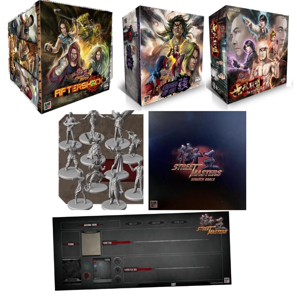 Street Masters Bundle: Aftershock Deluxe,Tide of the Dragon,Legend of Oni,Str...