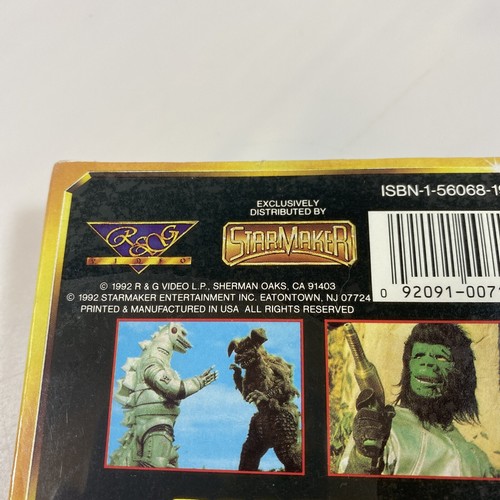 Godzilla Sealed VHS Lot 1990s- Godzilla VS Megalon & Godzilla VS Mechagodzilla - Picture 4 of 7