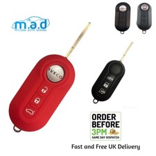 RED Silicone car key cover