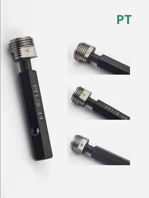 PT 1/16'' 1/8'' 1/4'' 3/8'' 1/2'' 3/4'' 1'' ~ 2'' Kegelrohrstecker Gewinde Messgerät