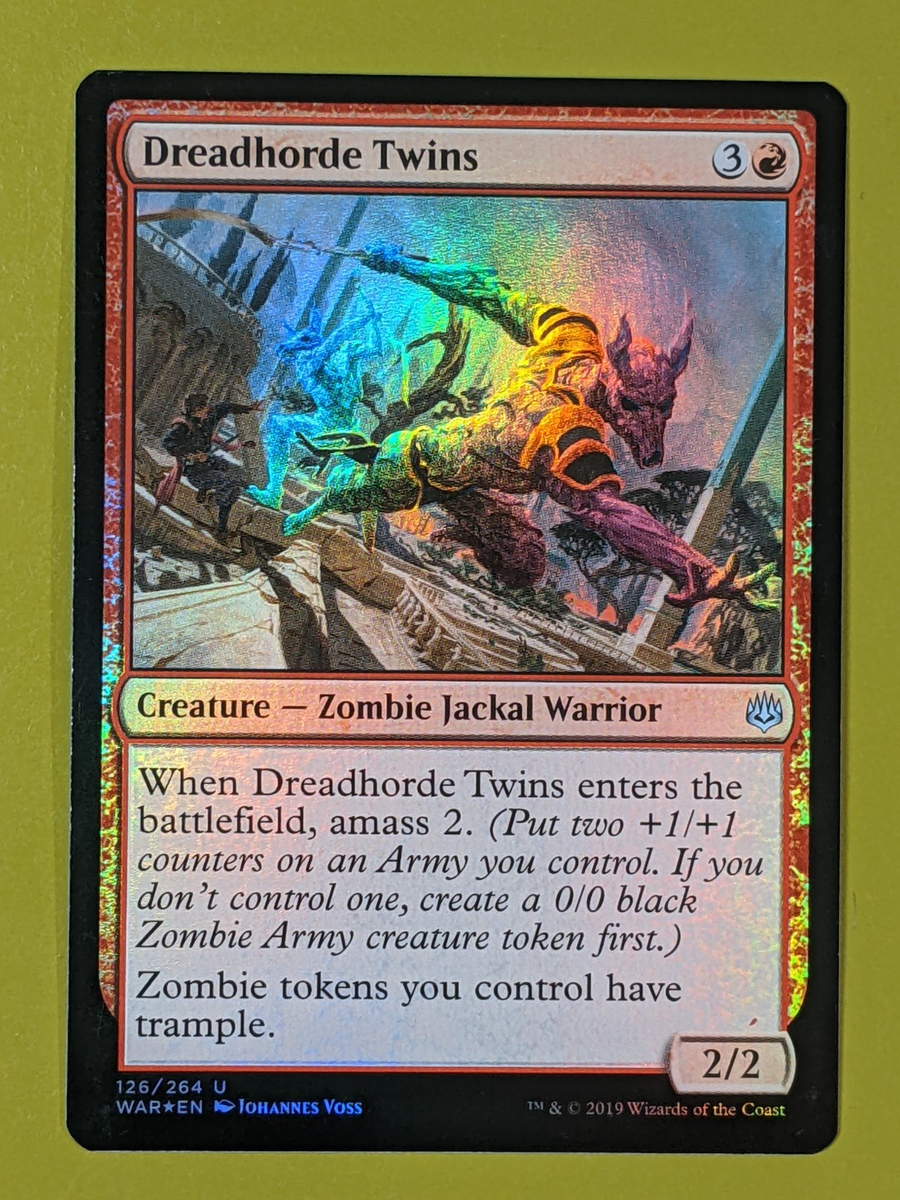 MTG  レア１１枚セット FOIL Dreadhorde Twins x1 War of the Spark 1x MTG Magic the