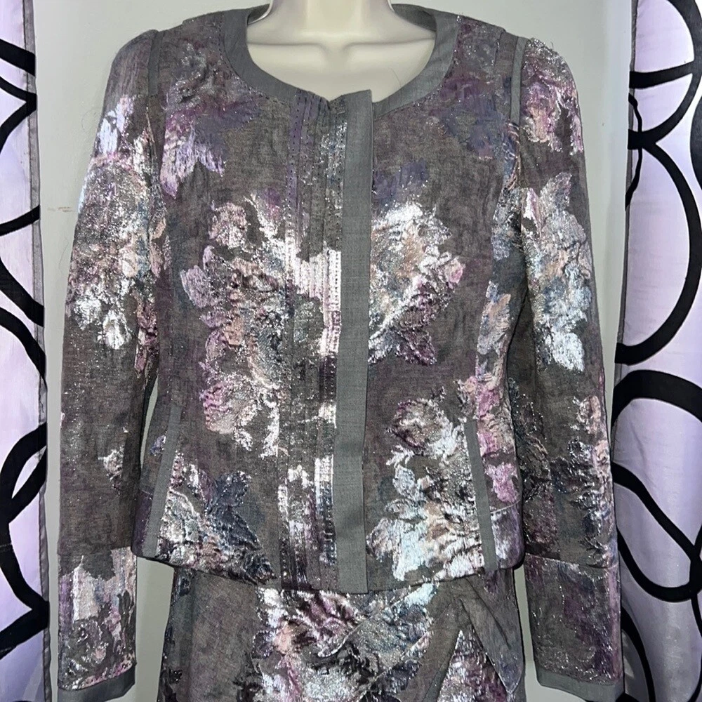 Tahari top tessa coat