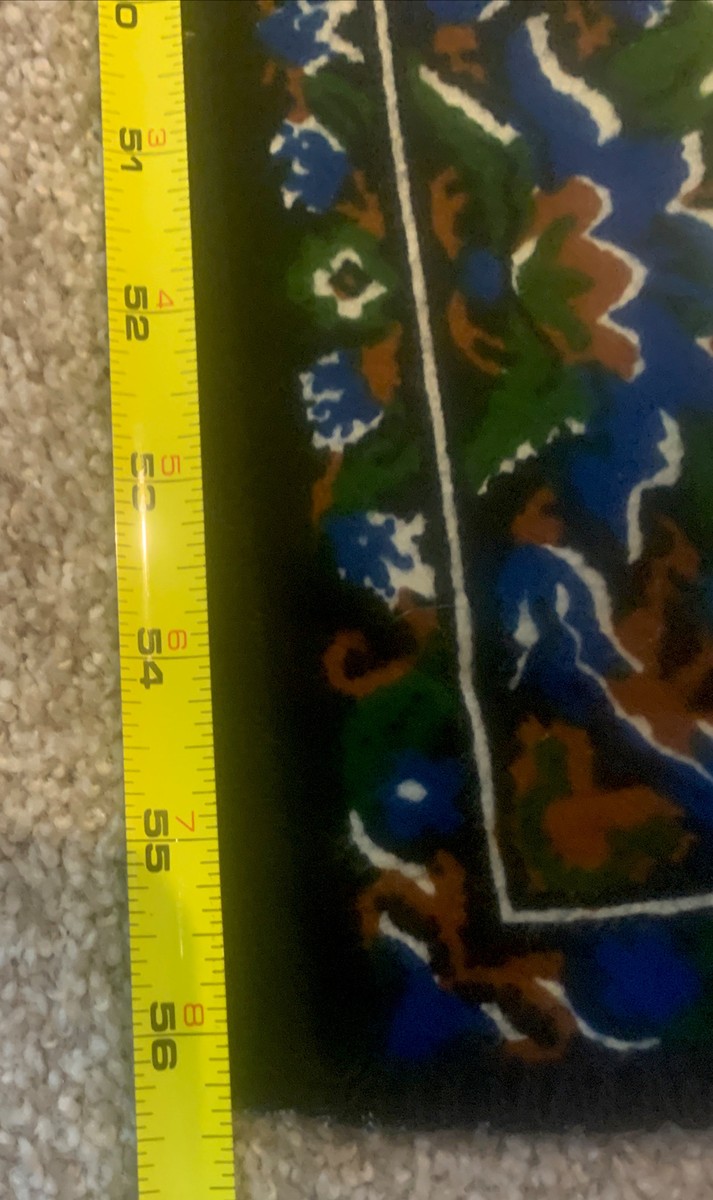 Papier peint Jungle Tigre Caspian vert sombre bleu - Harmony de Lutèce