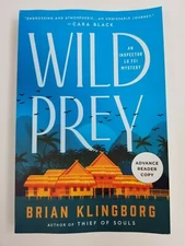 ARC Uncorrected Proof Wild Prey by Brian Klingborg - Lu Fei Mystery (Paperback)