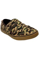 Sporto Women's Puffer Quilted Vylon Slip-On Sneaker CAMO