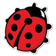 Ladybug Cute Car Vinyl Sticker - SELECT SIZE