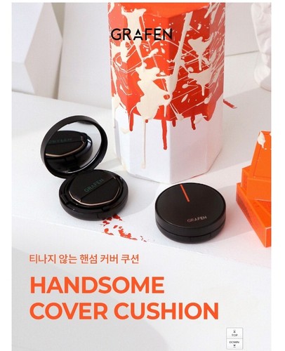 GRAFEN For Men Handsome Cover Cushion 15g (SPF50+/PA+++) Homme Make up Korea - Picture 23 of 32