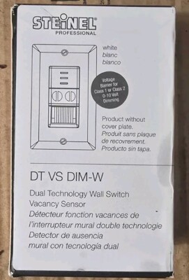 Steinel DT-VS-DIM-LA 0-10 Volt Dimming Wall Sw Vac. Sensors (X 9)Plus Programmer