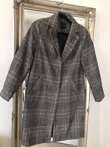 prince of wales check overcoat
