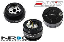 Nrg Steering Wheel Short Hub 170h Black Gen2 Quick Release Cf Ring Lb Lock A