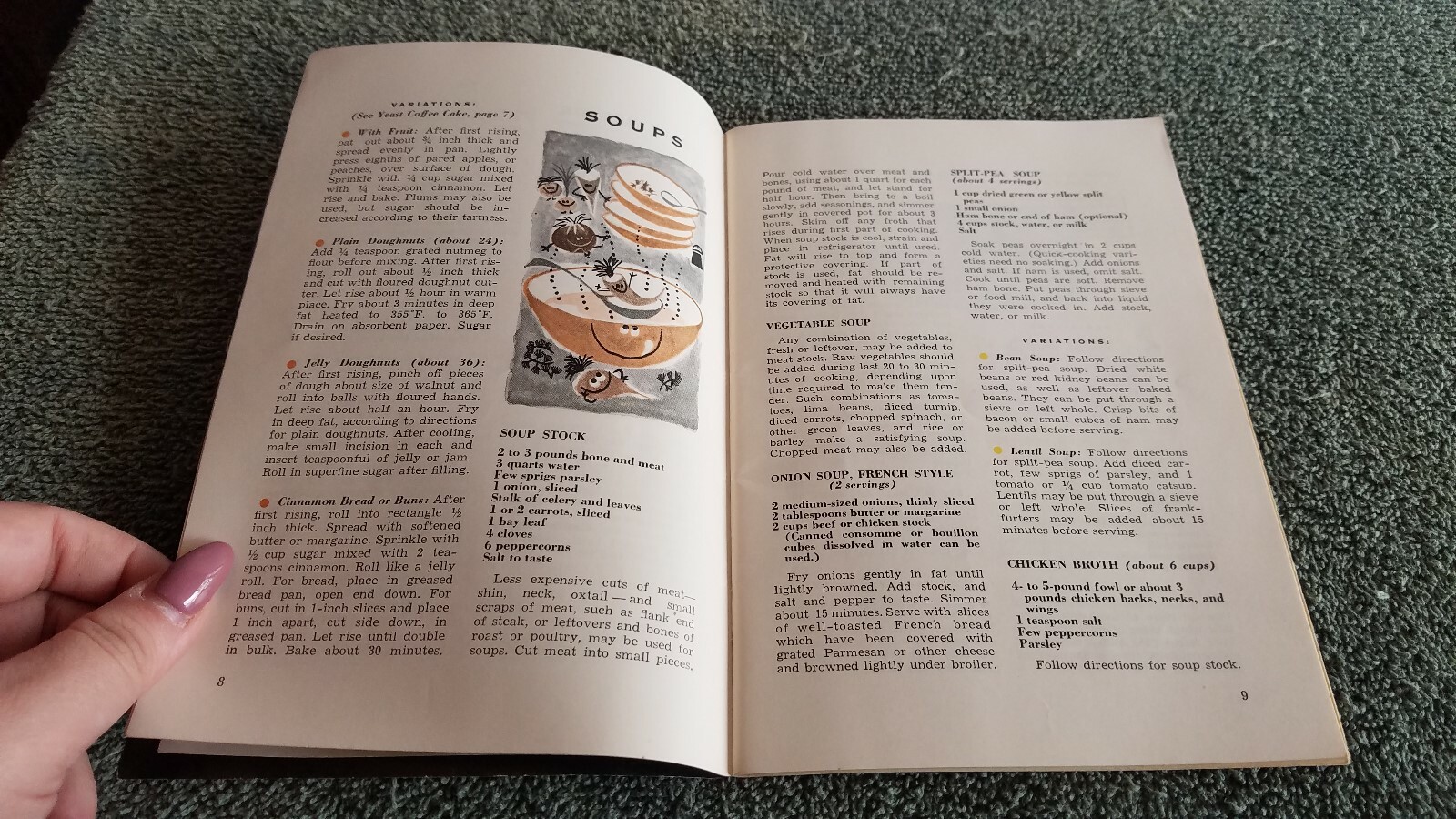 1953 Vintage Metropolitan Cookbook Recipe 9 Life Insurance) R1